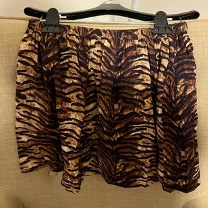 Maje animal print mini skirt - French size 2